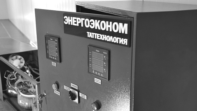 Начата постоянная демонстрация работы энергосберегающего устройства на заводском стенде ОТК
